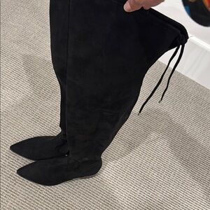 Marc Fisher Black Over the Knee Boots